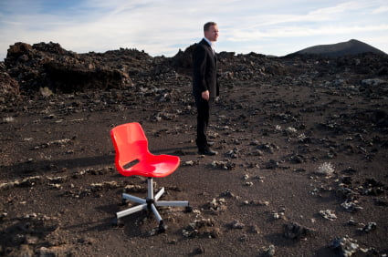 Confused businessman