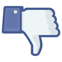 Facebook thumbs down