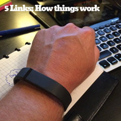 photo of fitbit on HR Examiner March 20 2014