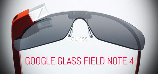 photo of google glass with article title and google glass logo