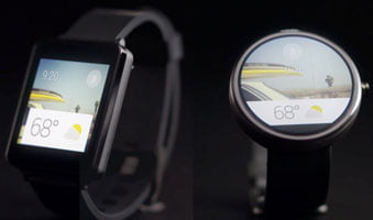 picture example of google now watch concept in wearables