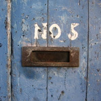 photo of door with letter opening and number 5 in HRExaminer.com article 5-Links on How Things Work by John Sumser published July 1, 2014