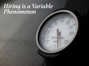 photo of guage in story about variable employment on HR Examiner August 6, 2014