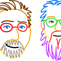 illustration of John Sumser and William Tincup of KeyInterval Research