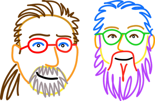 illustration of John Sumser and William Tincup of KeyInterval Research