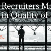 photo of man looking out window of modern office building in feature article on hrexaminer.com v5.38 for November 14, 2014