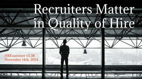 photo of man looking out window of modern office building in feature article on hrexaminer.com v5.38 for November 14, 2014