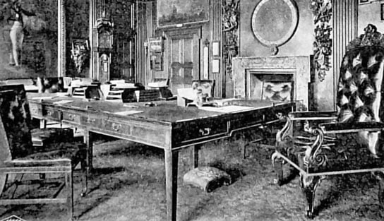 photo of old drawing room (Whitehall England)
