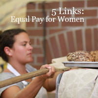 woman in bakery making break in HRExaminer.com article by Heather Bussing published April 14, 2015 about equal pay for women
