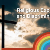 photo of cross with text and rainbow on HRExaminer Weekly Edition Feature Image v6.27 Published 2015-07-17