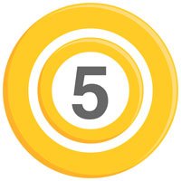 5 links post on HRExaminer with graphic of yellow circles and numeral 5 in center