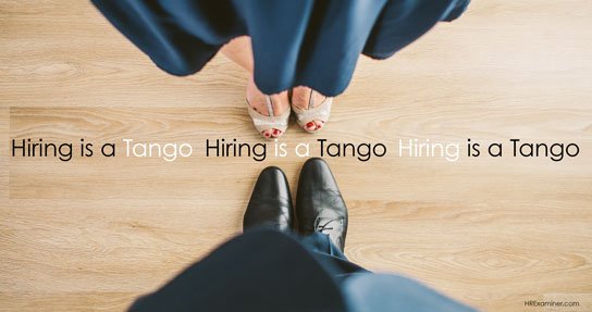 photo of two people preparing to dance in HRExaminer.com article by Bob Corlett Hiring is like a Tango published on November 4, 2015