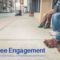 photo of person with furry monster slippers in city scene in photo by Ryan McGuire on HRExaminer.com Weekly Edition feature image v6.46 for December 11, 2015