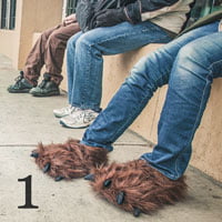 photo of furry monster slippers by Ryan McGuire on HRExaminer.com article published December 8, 2015 on Employee Engagement
