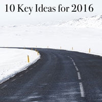 photo of winter road and snow capped mountains in photo by Jon Ottosson cc0 in HRExaminer.com feature article by John Sumser 10 key ideas for 2016