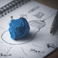 2017-06-26 HRExaminer when best practices dont work photo img cc0 via pexels abstract idea clay think original creative mold pen idea bulb paper sq 200px.jpg
