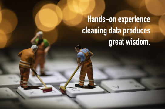 2021-02-15 HR Examiner article John Sumser Hands on experience cleaning data produces great wisdom stock photo img cc0 by AdobeStock 254185916 544x363px.jpg